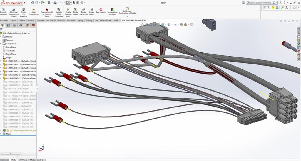 線束設計軟件SolidWorks